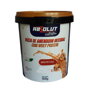 Imagem do produto Pasta De Amendoim Integral Sabor Brownie Absolut Nutrition 500G