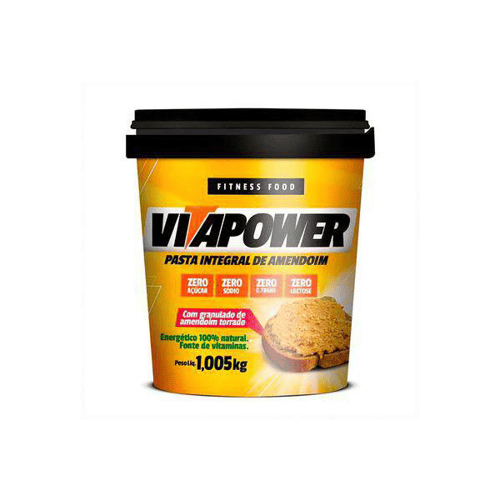 Imagem do produto Pasta Integral De Amendoim Crocante 1Kg Vitapower