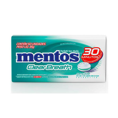 Imagem do produto Pastilha Mentos Clear Breath Wintergreen 35G