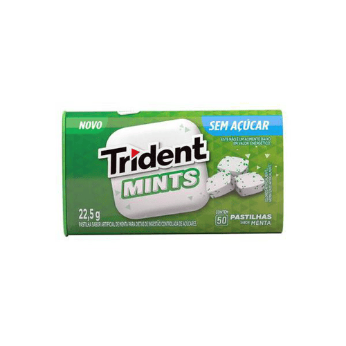 Imagem do produto Pastilha Trident Mints Sabor Menta 22,5G