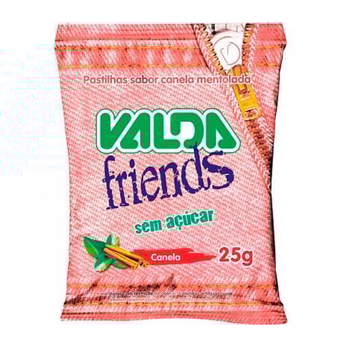 Imagem do produto Pastilha Valda Friends Sabor Canela Sem Açúcar 25G