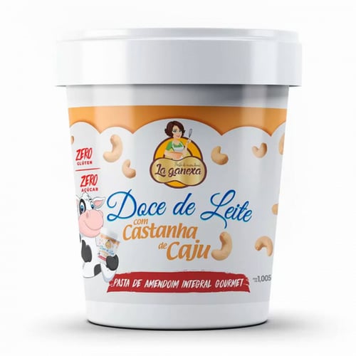 Pastilhas Amendoim La Ganexa 1Kg Doce De Leite Cast De Caju