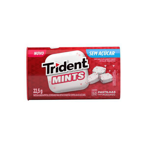 Imagem do produto Pastilhas Trident Mints Morango 22