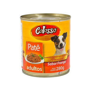 Patê Colosso Premium Para Cão Adulto Sabor Frango