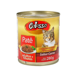Imagem do produto Patê Colosso Premium Para Gato Adulto E Filhote Sabor Carne