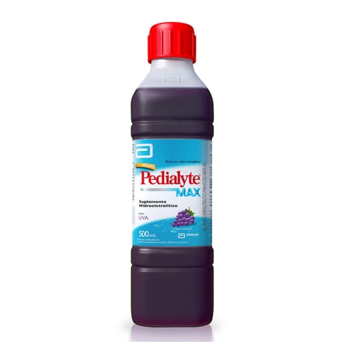 Pedialyte Max Uva 500Ml