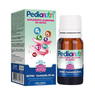 Pedianutri Suplemento Alimentar Em Gotas Sabor Tuttifrutti Com 20Ml