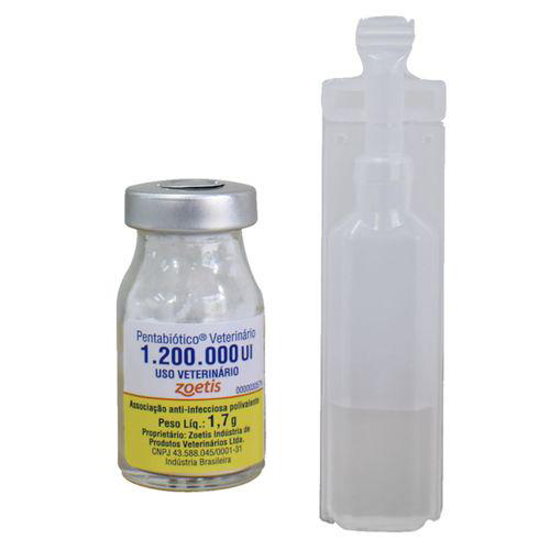 Imagem do produto Pentabiótico Veterinário Pequeno Porte 1.200.000 Ui 1,7G Zoetis