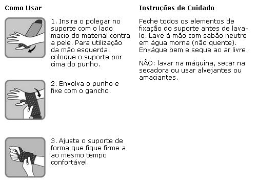 Imagem Complementar da Bula do suporte para punho com ajuste preciso 3m futuro