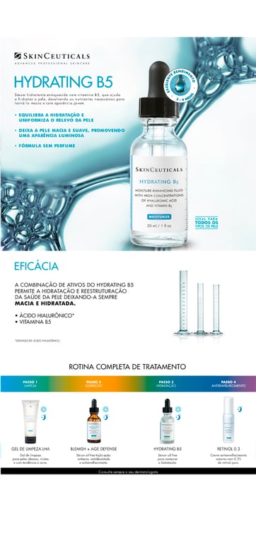 Imagem Complementar da Bula do Sérum Hidratante - Skinceuticals Hydrating B5 30ml