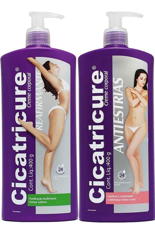 Imagem Complementar da Bula do loção corporal cicatricure antiestrias 400g