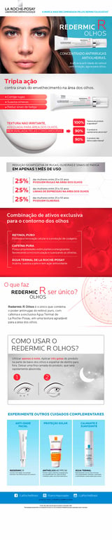 Redermic R Olhos La Roche Posay Creme para Área dos Olhos com 15ml