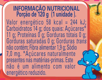 Papinha Nestlé de Laranja com Mamão com 120g