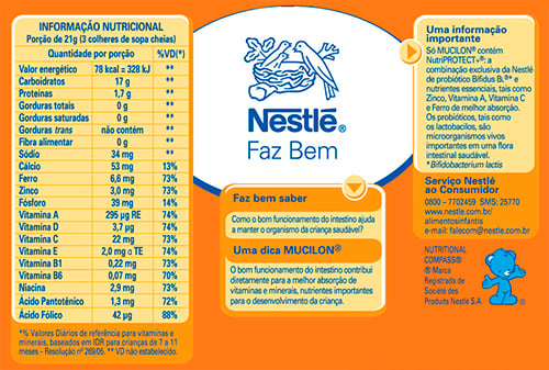 Imagem Complementar da Bula do mucilon multi cereais 230gr