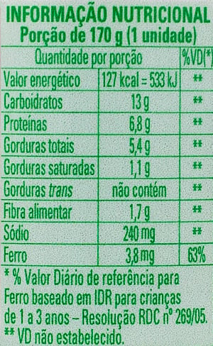 Papinha Nestlé de Picadinho de Carne com 170g