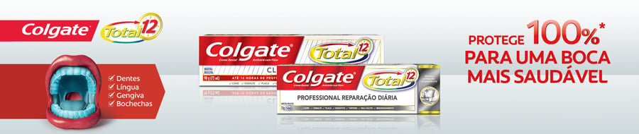 Creme Dental Colgate Total 12 Clean Mint 140g