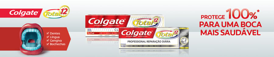 Creme Dental Colgate Total 12 Professional Whitening 70g