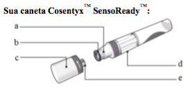 Imagem Complementar da Bula do Cosentyx 150 mg seringa contendo 1ml + 1 caneta aplicadora refrigerado