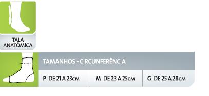 Imagem Complementar da Bula do imobilizador - para tornozelo tamanho médio - contém 1 unidade. mercur body care