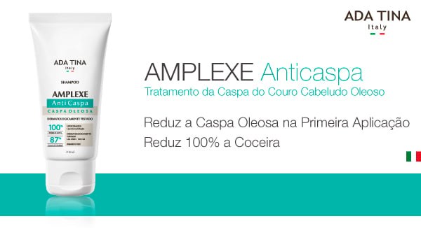 Amplexe Ada Tina Shampoo Anti Caspa para Caspa Oleosa com 200ml