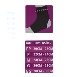 Imagem Complementar da Bula do tornozeleira com zíper hidrolight tamanho g com 1 unidade