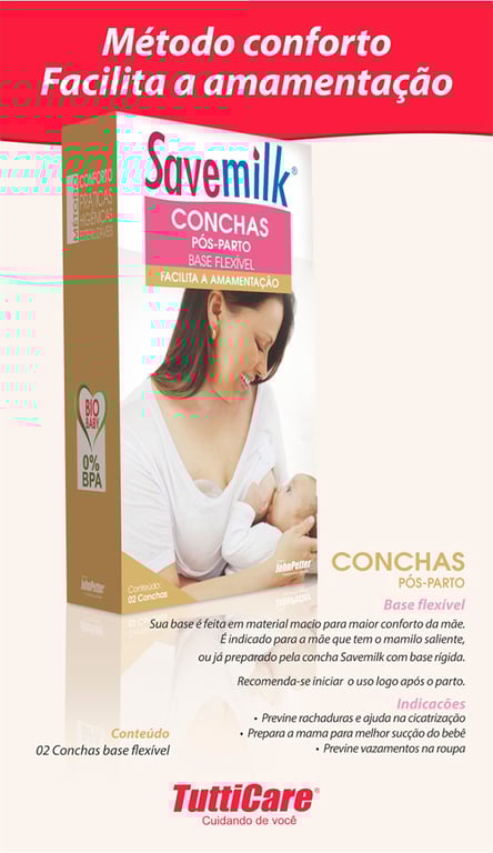 Imagem Complementar da Bula do concha savemilk base flexível com 2 unidades