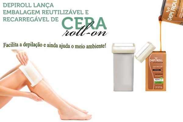 Depilador DepiRoll Profissional Cera Quente Corporal e Facial