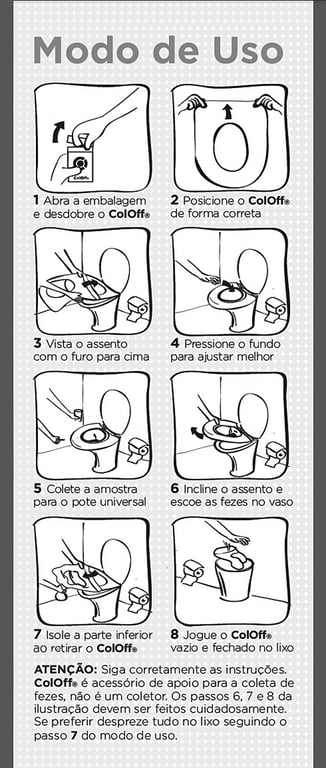Imagem Complementar da Bula do coloff coletor universal