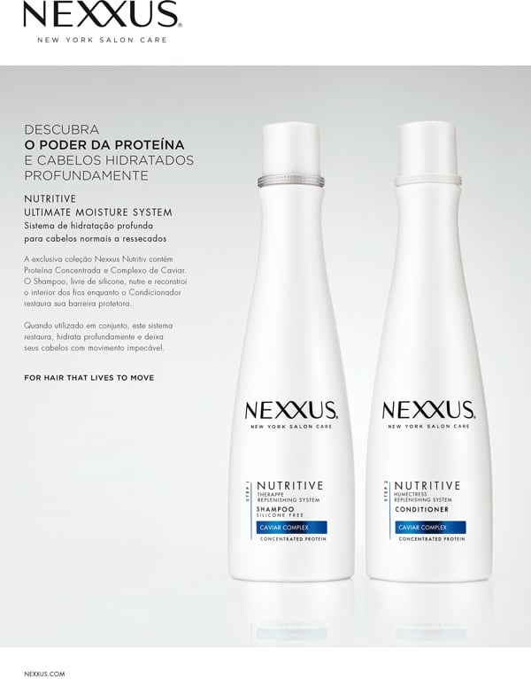 Imagem Complementar da Bula do shampoo nexxus nutritive para cabelos ressecados passo 1 250ml