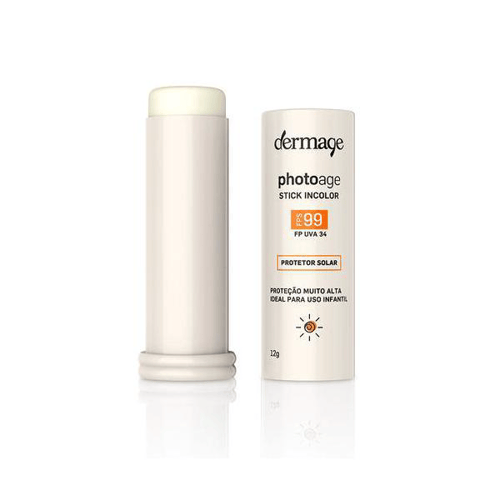 Protetor Solar Dermage Photoage Stick Incolor Fps99 12G