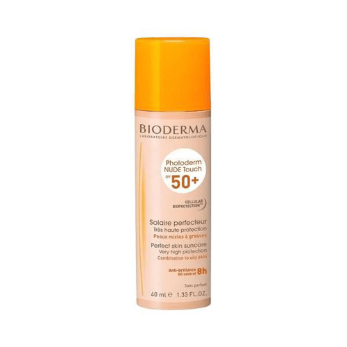 Protetor Solar Bioderma Photoderm Nude Touch FPS50 Claro 40Ml