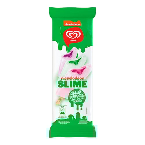 Imagem do produto Picolé Kibon Slime 54G