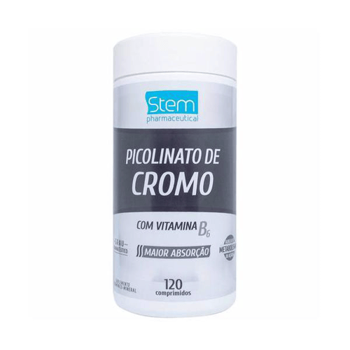 Imagem do produto Picolinato De Cromo Stem 120 Comprimidos