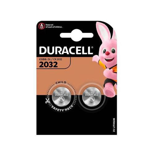 Pilha Botão Lithium Duracell Cr 2032 3V 2 Unidades