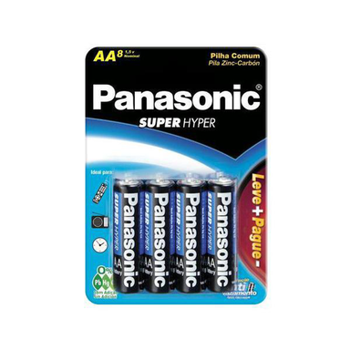 Imagem do produto Pilha Comum Panasonic Leve 8 Pague 6