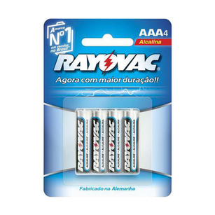 Pilhas Palito Rayovac Lr03 Alcalina Aaa4 4 Unidades - Alcalina Palito 4Un