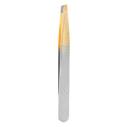 Pinça Enox Silver Gold Diagonal 1 Unidade