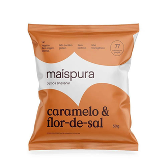 Imagem do produto Pipoca Artesanal Mais Pura Caramelo & Flordesal 50G Panvel Farmácias