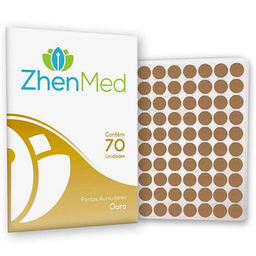 Placa Acupuntura Ouro E.r C/ 70 Zhenmed