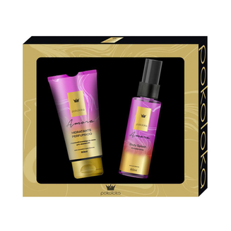Imagem do produto Pokoloka Kit Amora Hidratante Perfumado 60Ml E Body Splash