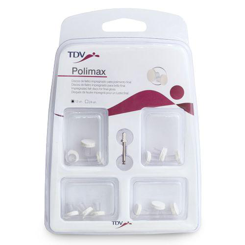Imagem do produto Polimax Discos De Feltro Impregnados 12 Un + Mandril Tdv