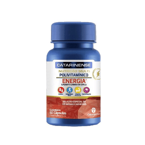 Polivitamínico Catarinense Energia Com 60 Cápsulas