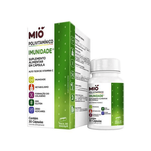 Imagem do produto Polivitamínico Imunidade Mió 30 Cápsulas