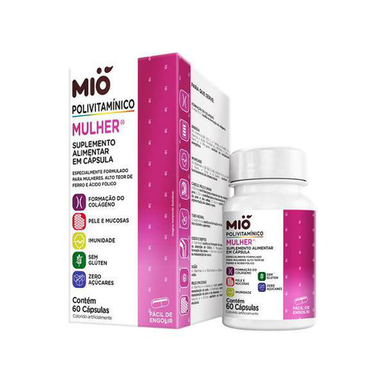 Polivitamínico Mulher Mió 60 Cápsulas