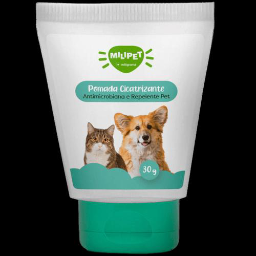 Imagem do produto Pomada Cicatrizante, Antimicrobiana E Repelente Pet 30G