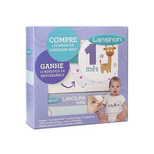 Imagem do produto Pomada Lansinoh Lanolina Hpa Amamentação 30G Ganhe Adesivo
