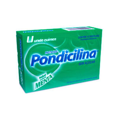 Pondicilina - Sabor Menta Com 12 Pastilhas