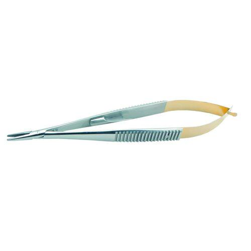 Porta Agulha Castroviejo Reto Especial Com Widia Golgran