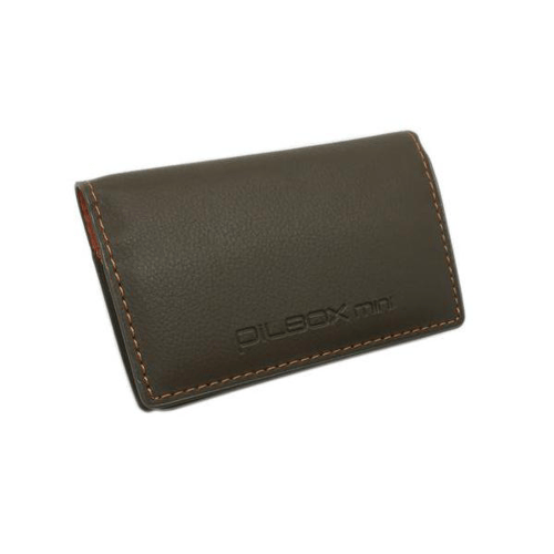 Porta Comprimidos Pilbox Mini Cor Taupe Com 7 Compartimentos