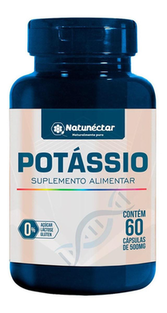 Imagem do produto Potássio Quelato Fortalecimento Ossos Alivio Dores60caps Natunéctar
